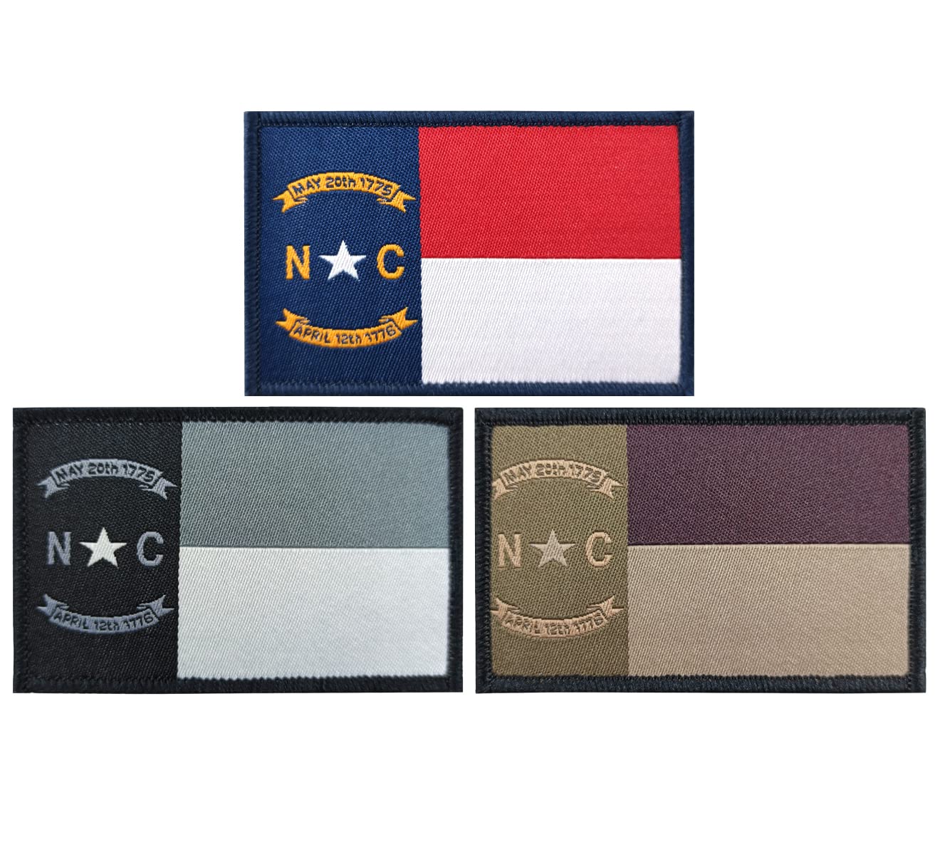 Amazon.com: QQSD North Carolina Flag Patch Tactical Hook and
