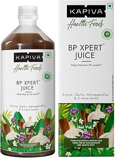 Kapiva BP Care Juice - 100% Ayurvedic Juice to Support Healthy Blood Pressure Levels| Arjuna, Jatamansi & 8 Other Herbs 1 Litre (BP Xpert)