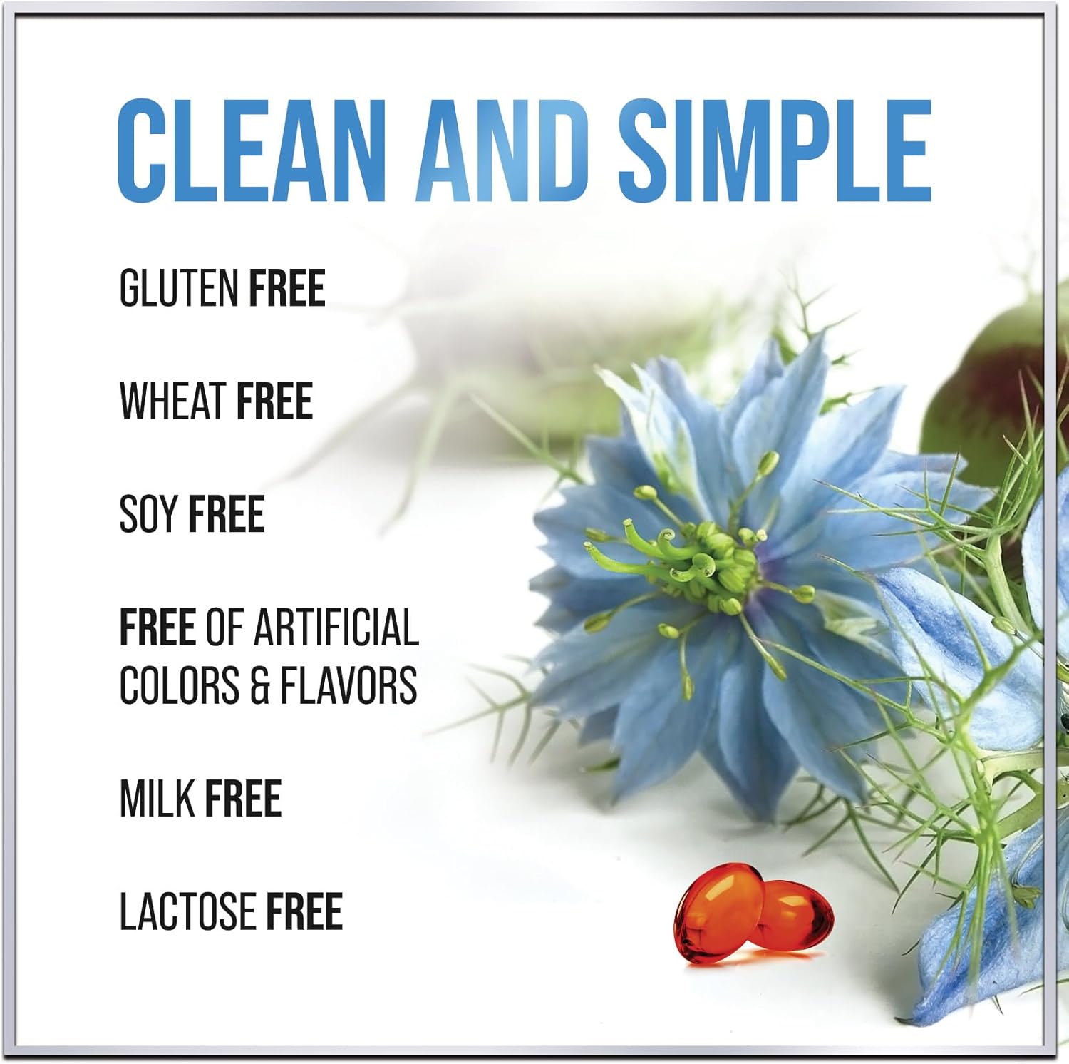 Black Seed Oil Softgels 1000mg - Premium Nigella Sativa Blackseed, Pure Natural Black Cumin Seed Oil & Antioxidant for Skin & Immune Support - Non GMO, Bottled in USA Supplement - 120 Softgels - Image 8