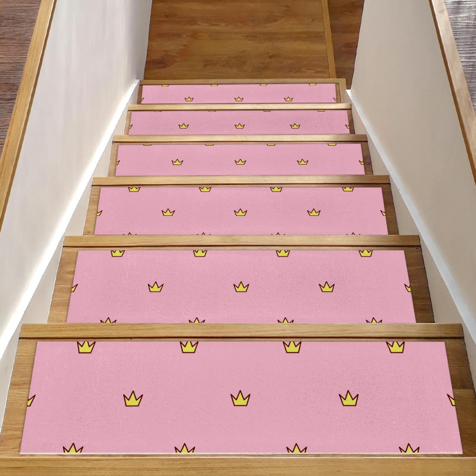 Tapis d'escalier antidérapants avec envers TPE pour marche bois