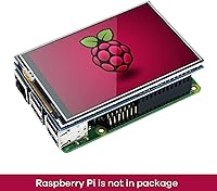 Vista 6 de Panel de Pantalla LCD TFT de 3.5 Pulgadas, 480x320, Táctil, SPI para Raspberry Pi B, B+, 2B, 3B, 3B+, 4B, 5