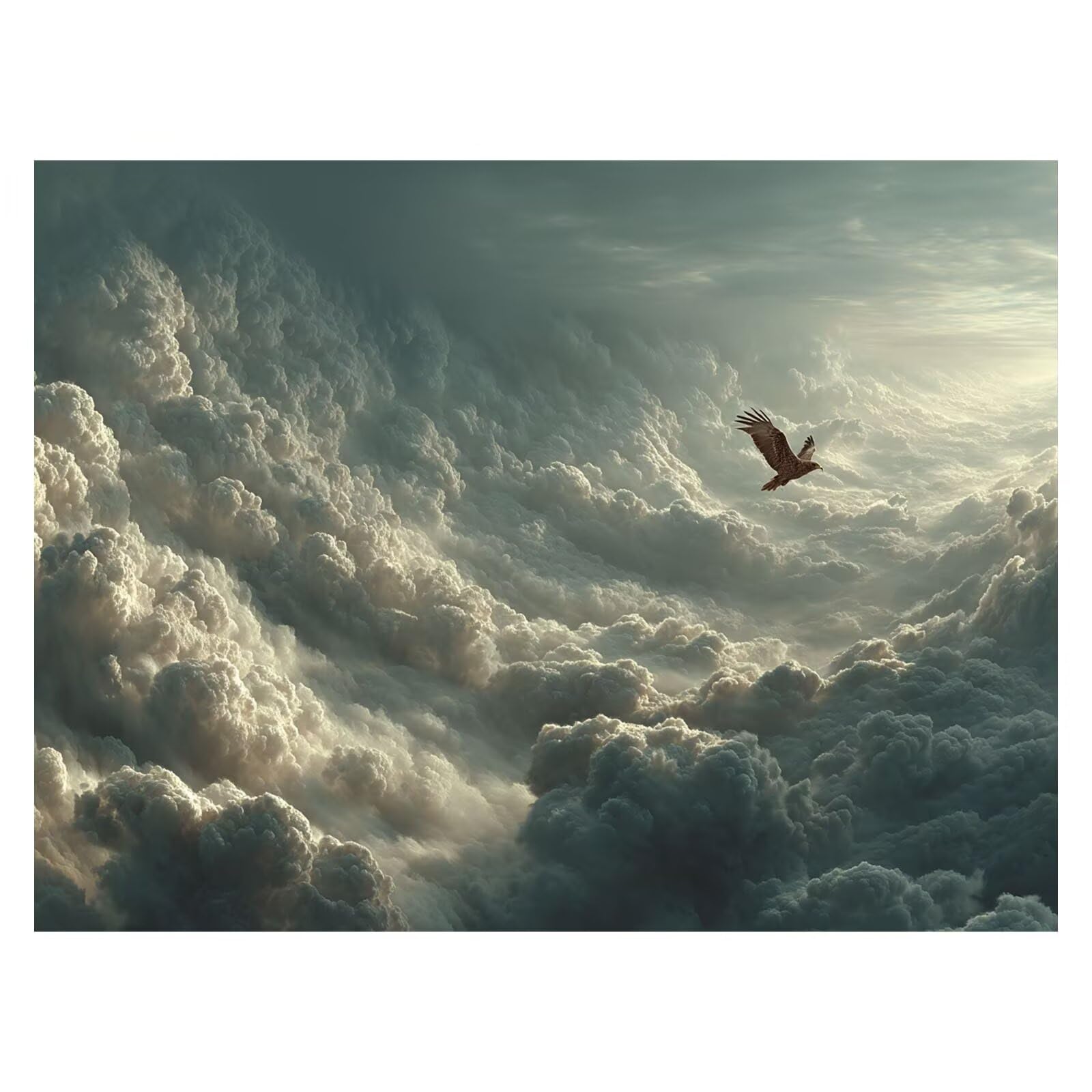 Peinture Numero Adulte Cloud DIY Toile Peinture Colorée 135x100cm ZSHS3668