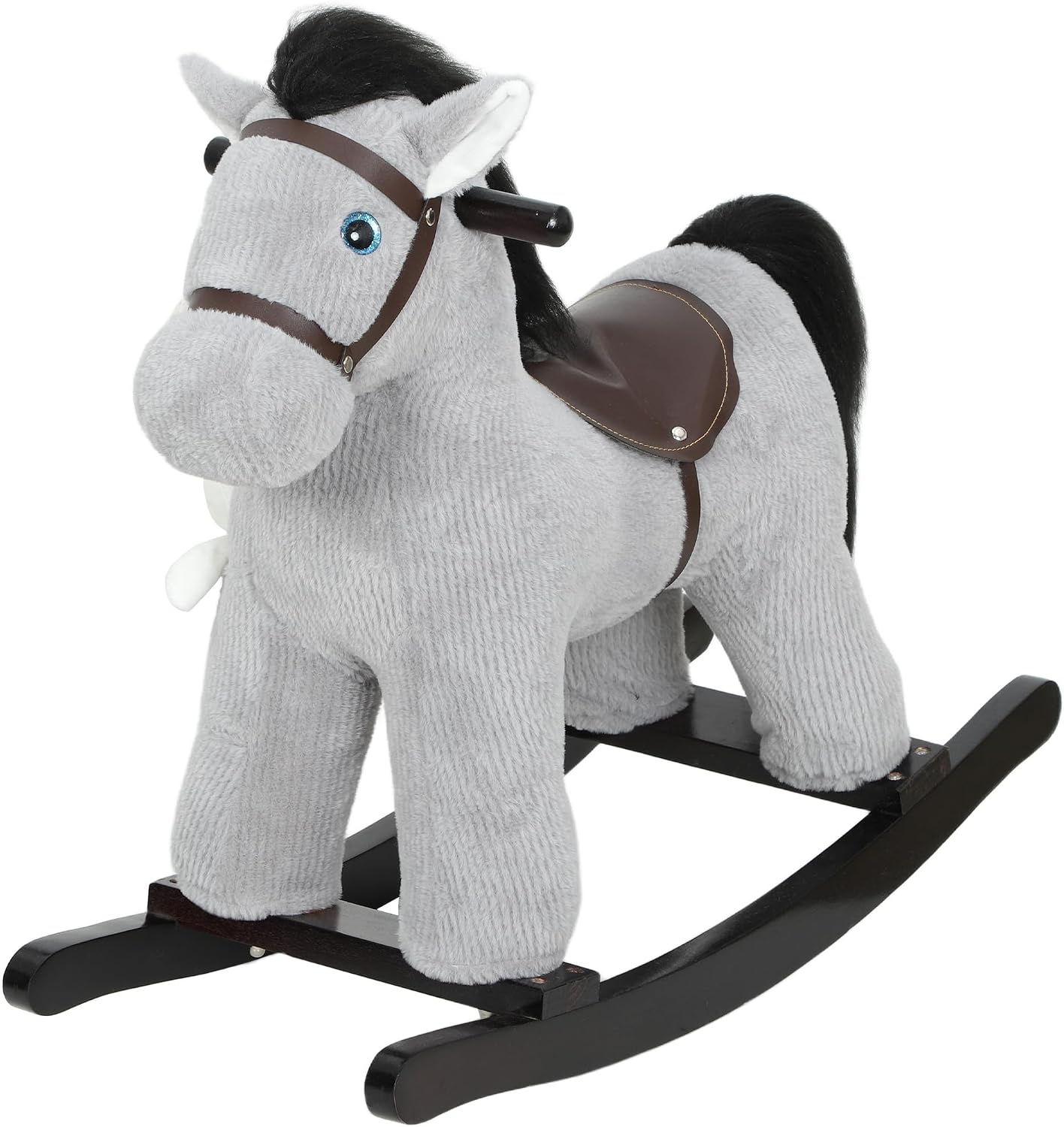 Toddler Ride-On Toy – Kids Spring Rocking Horse, Soft Plush, Durable, Safe Indoor Outdoor Play