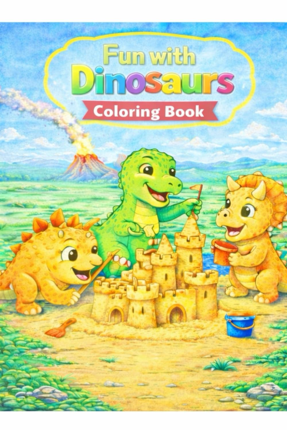 FUN WITH DINOSAURS: COLORING BOOK