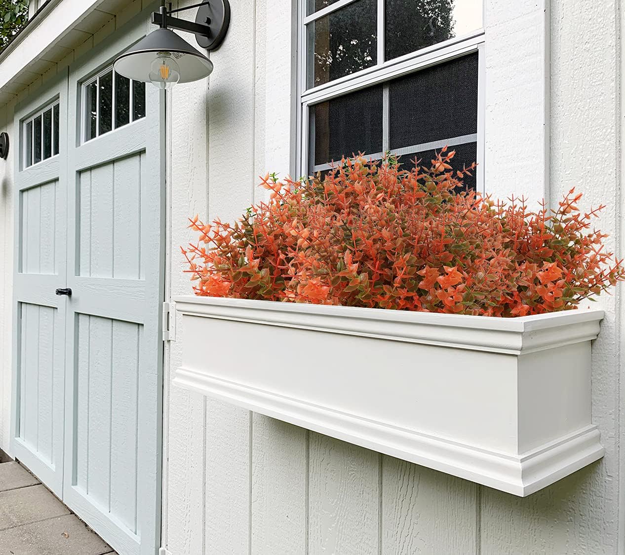 RECUTMS 12 Bundles Artificial Fall Flowers No Fade Faux Autumn Plants, Fake Indoor Outdoor Greenery Fall Decorations for Thanksgiving Christmas Wedding Party Home Garden Fireplace Décor - Image 4