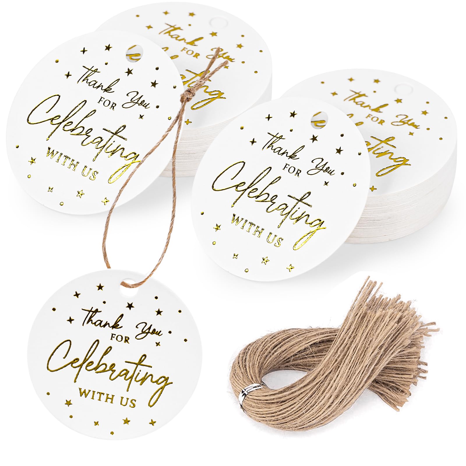 Amazon SallyFashion 120PCS Thank You Gift Tags Round Gift Tags Amazon sallyfashion 120pcs thank you gift tags round gift tags