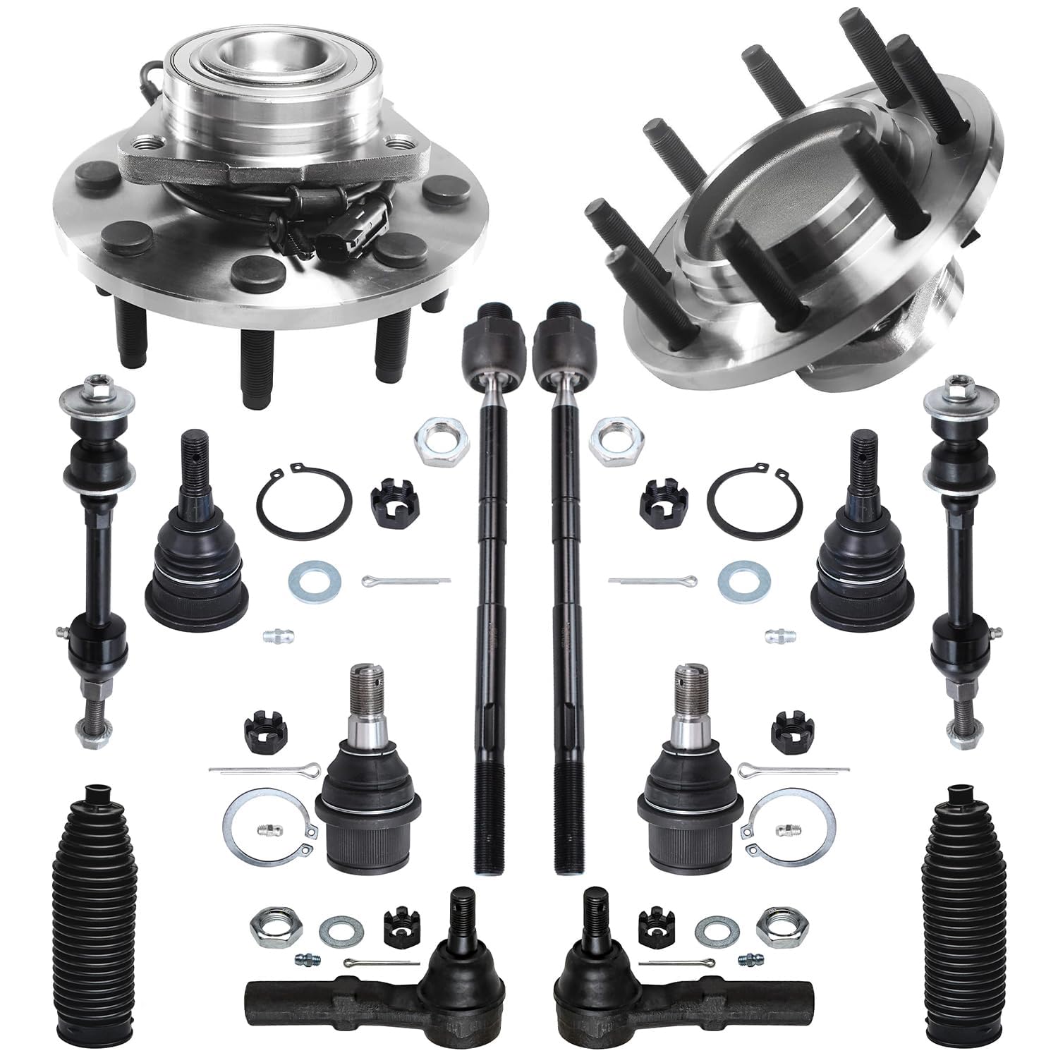 Detroit Axle - RWD Front Wheel Hubs Kit for 2006-2008 Dodge Ram 2500 3500