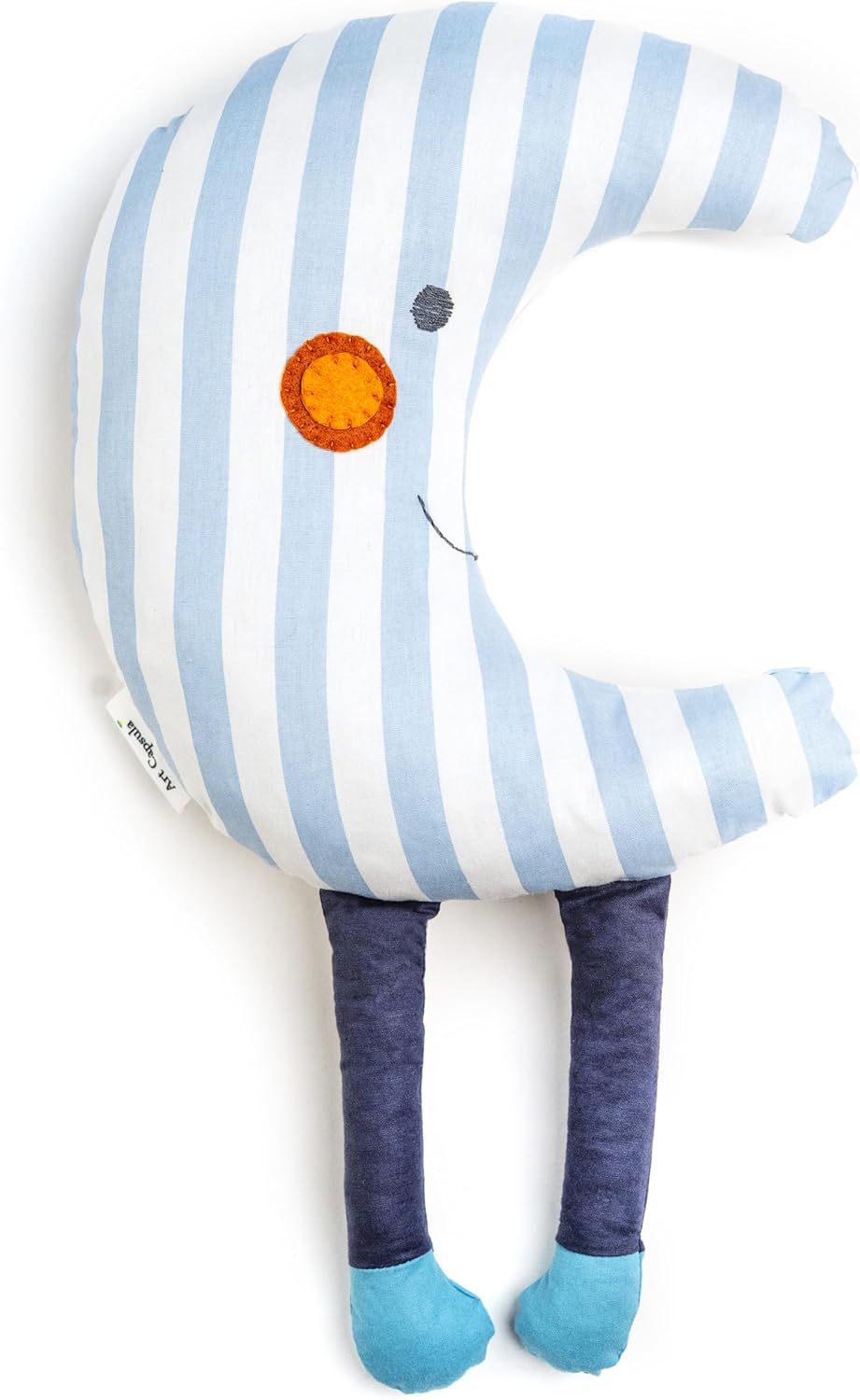 Sun Shaped Decorative Pillow – Boho Nursery Decor & Sunshine Room Accent – Handmade 100% Cotton Cushion (Mustard Yellow)