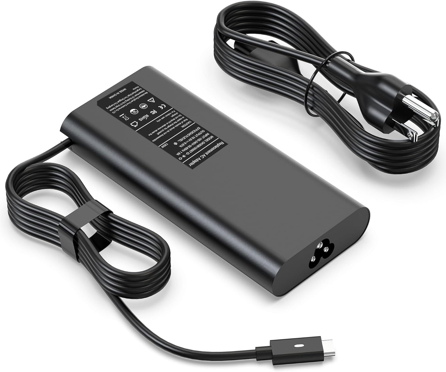 130W USB C Laptop Charger Compatible with Dell 90W 65W XPS 15 16 17 9500 9510 9520 9530 9575 2-in-1 9640 9710 9720 9730, Precision 3470 3480 3540 3570 3580 5480 5550 5560, Latitude Power Adapter