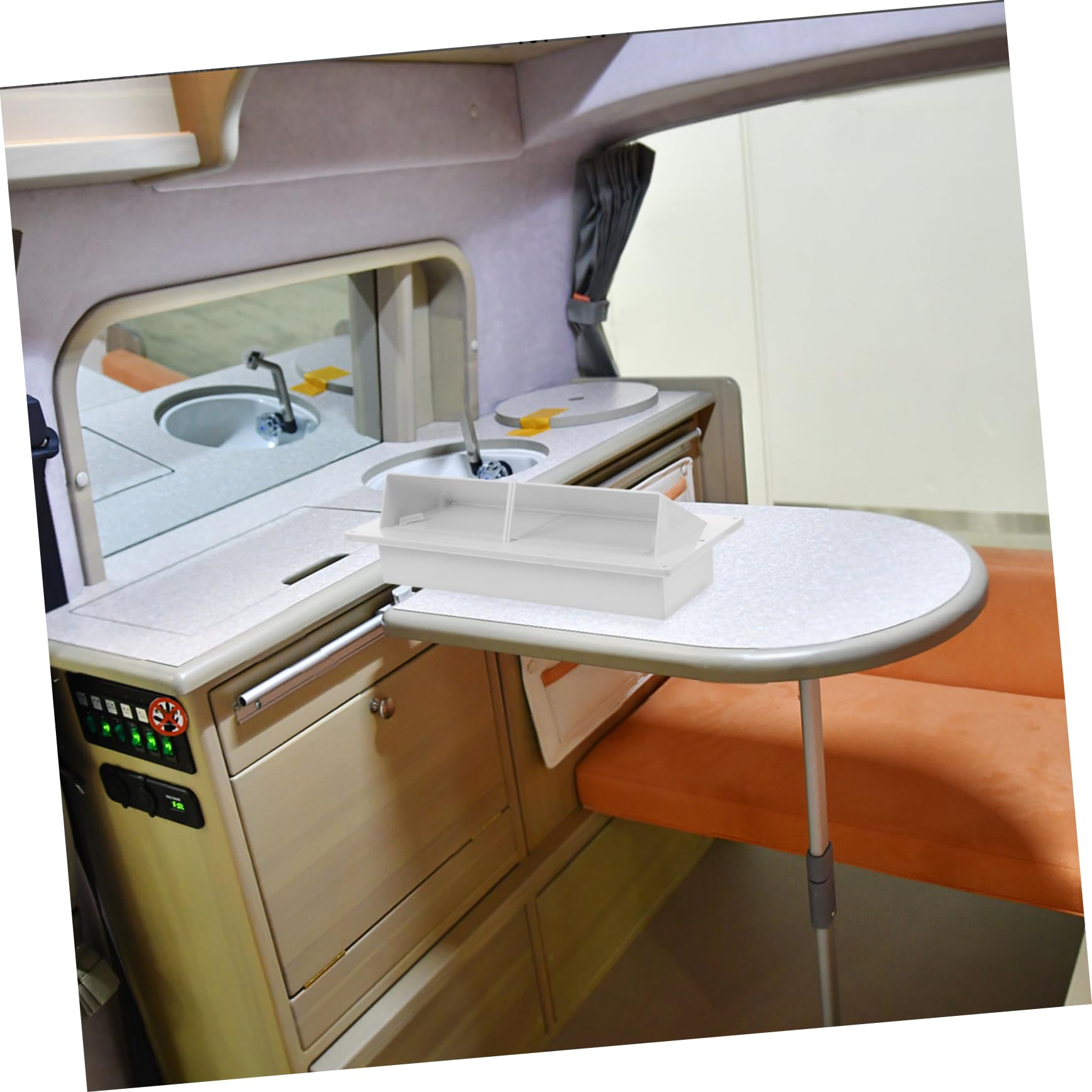 6piezas Tapa Ventilación para Campers Cubierta De Extractor para y Cocinas De RV Instalación y Material Resistente Accesorios De Reemplazo para Autocaravanas