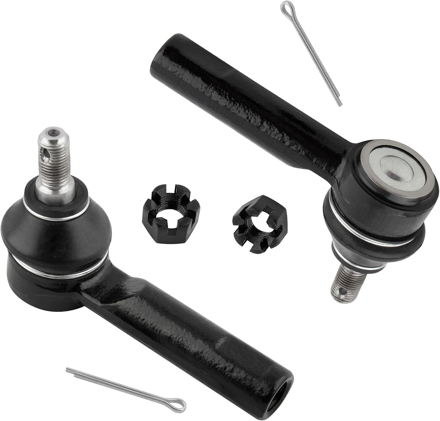4 PCS Front Inner and Outer Tie Rod End Kit EV426, ES3669 Fits 2002 2003 2004 For Honda Odyssey