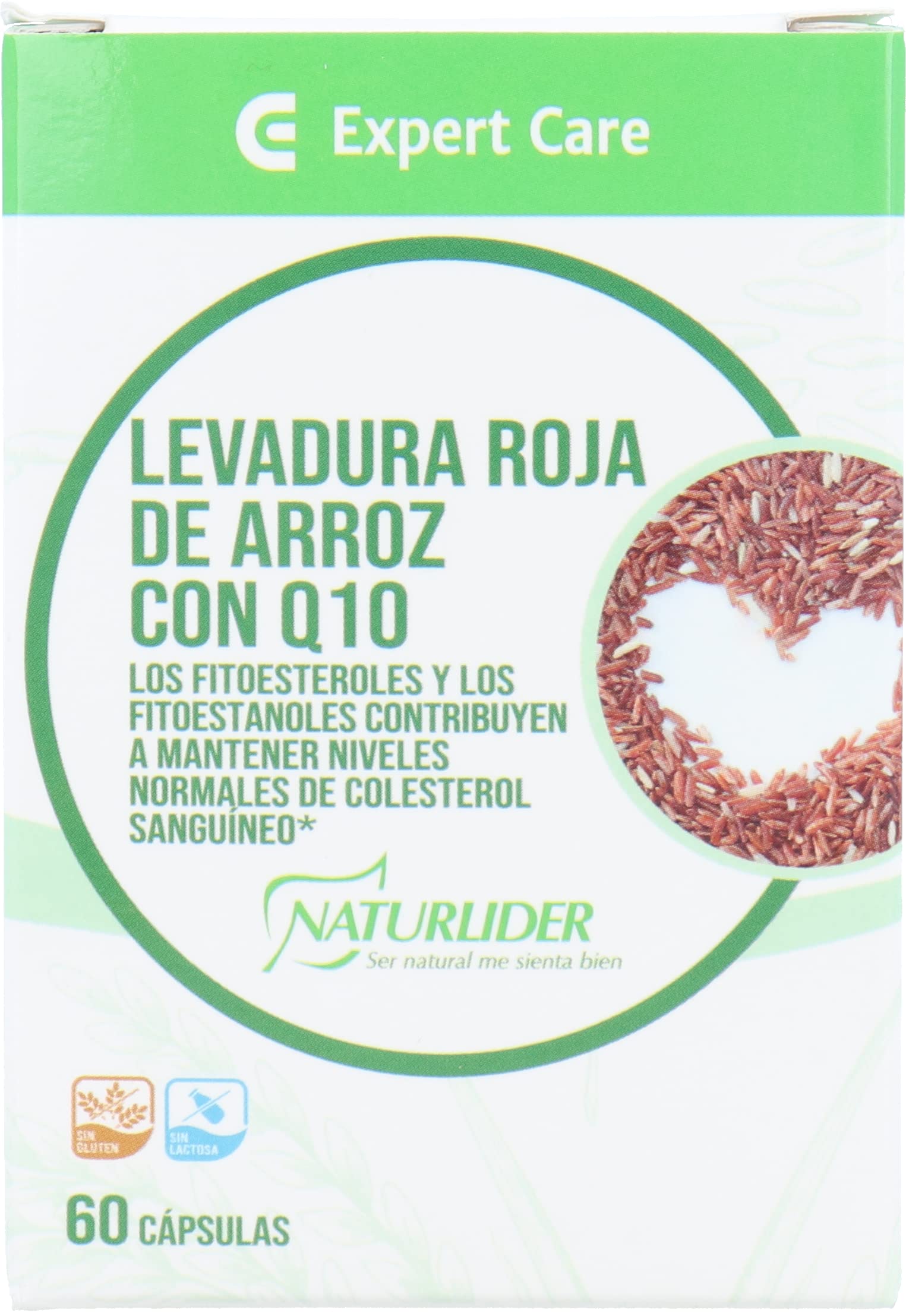 Naturlider - Levadura Roja de Arroz con Q10-60 Cápsulas