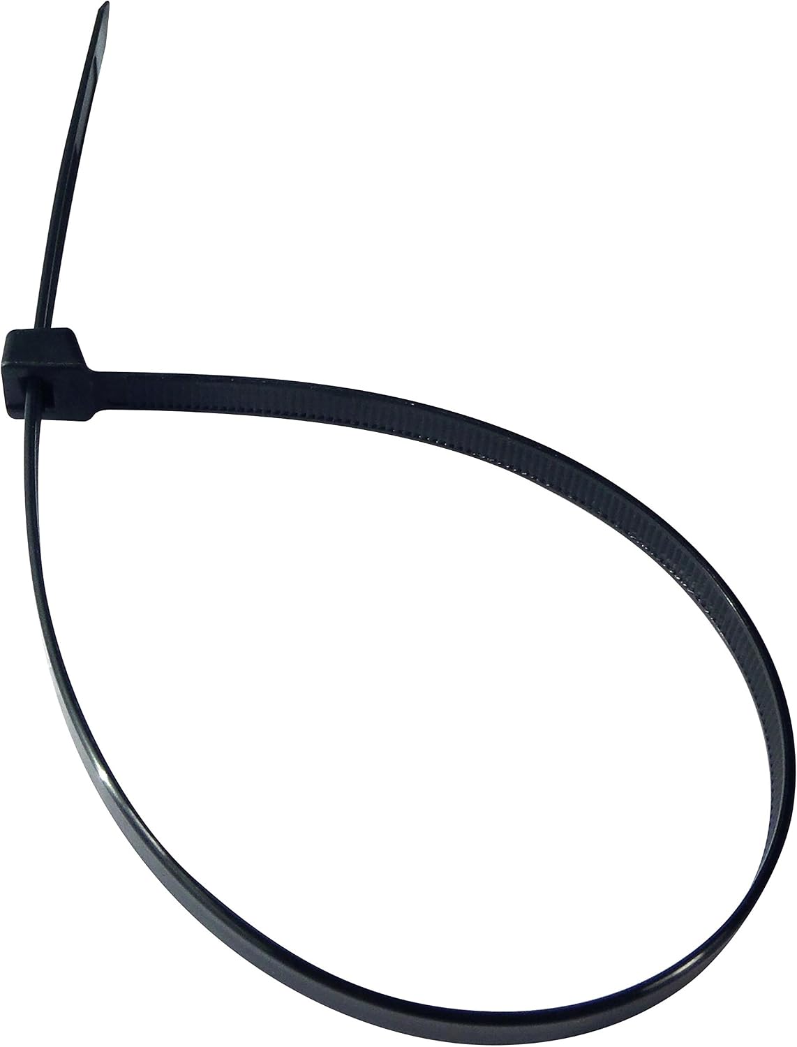 Cambridge Nylon 6/6 UL Listed Cable Ties 14-in 120 Lb Tensile Strength Heavy Duty Self Locking UV Resistant Black Zip Ties, 100 Pack, Contractor Quality and Strength