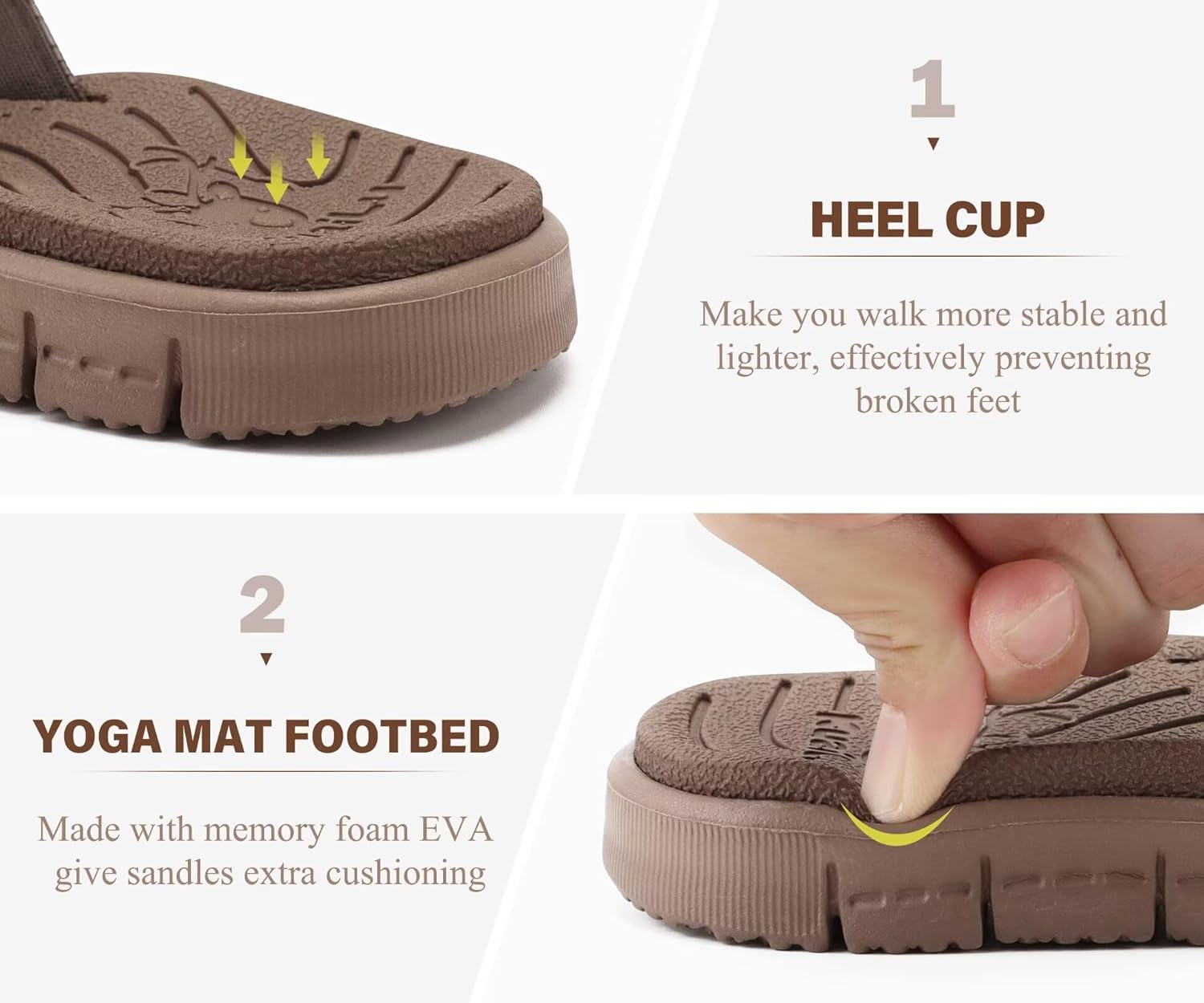 KuaiLu Comfortable Flip Flops for Women with Arch Support Summer Beach Walking Thong Sandals Slip On Indoor Outdoor - Image 6