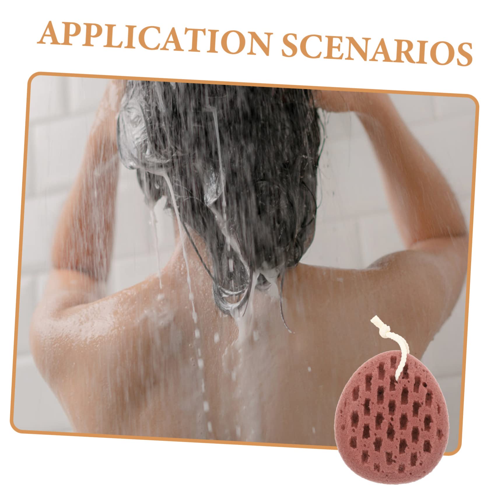 Healeved 3piezas Esponja De Baño y Reutilizable Para Cuerpo Esponja De Ducha Efecto Exfoliante y Masaje Para Adultos