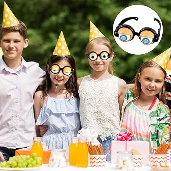 Occhiali Divertenti A Forma Di Popcorn Amosfun – 15x12,8 Cm, Per Feste, Carnevale, Cosplay, Accessorio Per Foto - 2