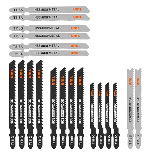 Umi 20-Piece Jigsaw Blade Set
