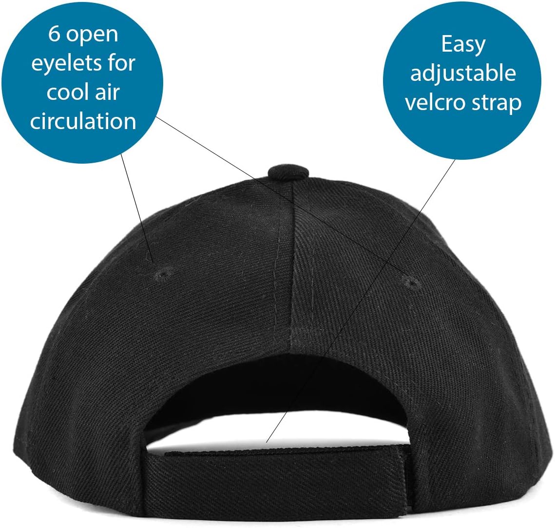Parquet Solid Color Baseball Caps -Polo Style Plain Blank Adjustable Size-for Teams, Dad's & More, (Navy,White,Black,Khaki)