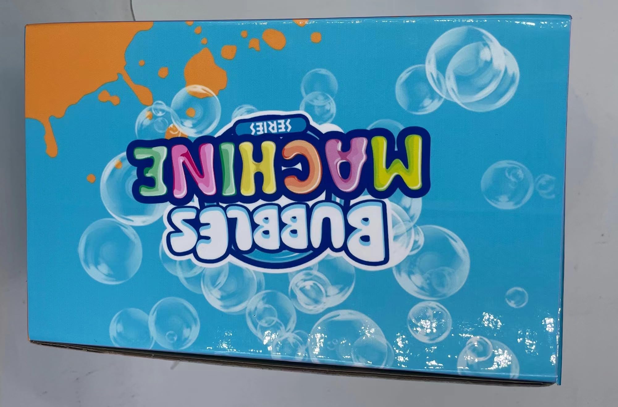 Neue Seifenblasenmaschine, Automatische Seifenblasenmaschine Kinder 10000 Blasen/Minute mit 240ML Tank, Blasenmaschine Geschenk für Kinder/Geburtstag/Party, Bubble Machine