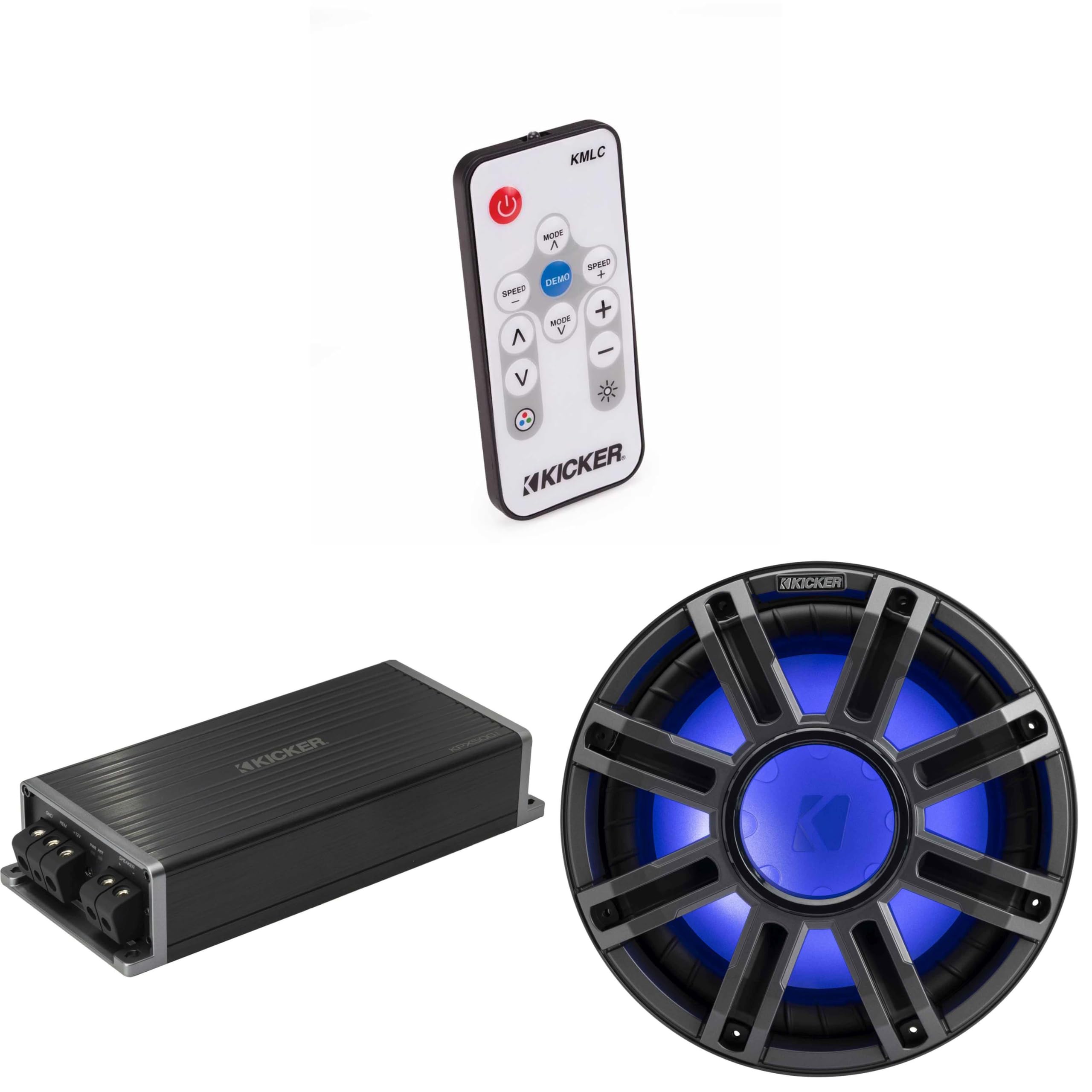 Kicker Marine KPX500.1 Powersports Amp & 12
