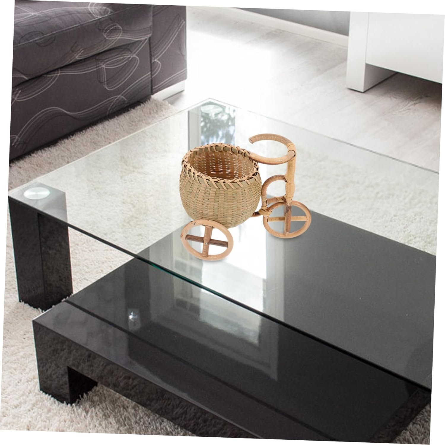 Versatile Storage Basket Bamboo Woven Basket Candy Storage Shower Party Decoration