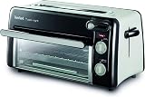 Tefal Grille-pain et mini-four 2-en-1, Acier inoxydable, Longue fente pour grille-pain avec couvercle, 6 niveaux de dorage, Température du grill jusqu'à 210°C, Toast N Grill TL600810 - 1