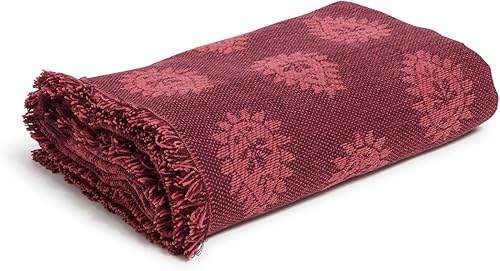 Vera Bradley Manta de algodón reciclado para interiores y exteriores para mujer