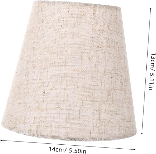 Miniatura 3 de Pantalla de tela de burbujas con abrazadera para lámpara de candelabro, cubierta de bombilla de candelabro, pantallas de lámpara de mesa, pantalla