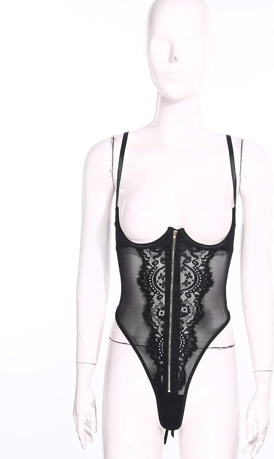 Adult Lingerie for Women Sexy Babydoll Bodysuit Bare Exposed Breast Teddy Exotic Underwear