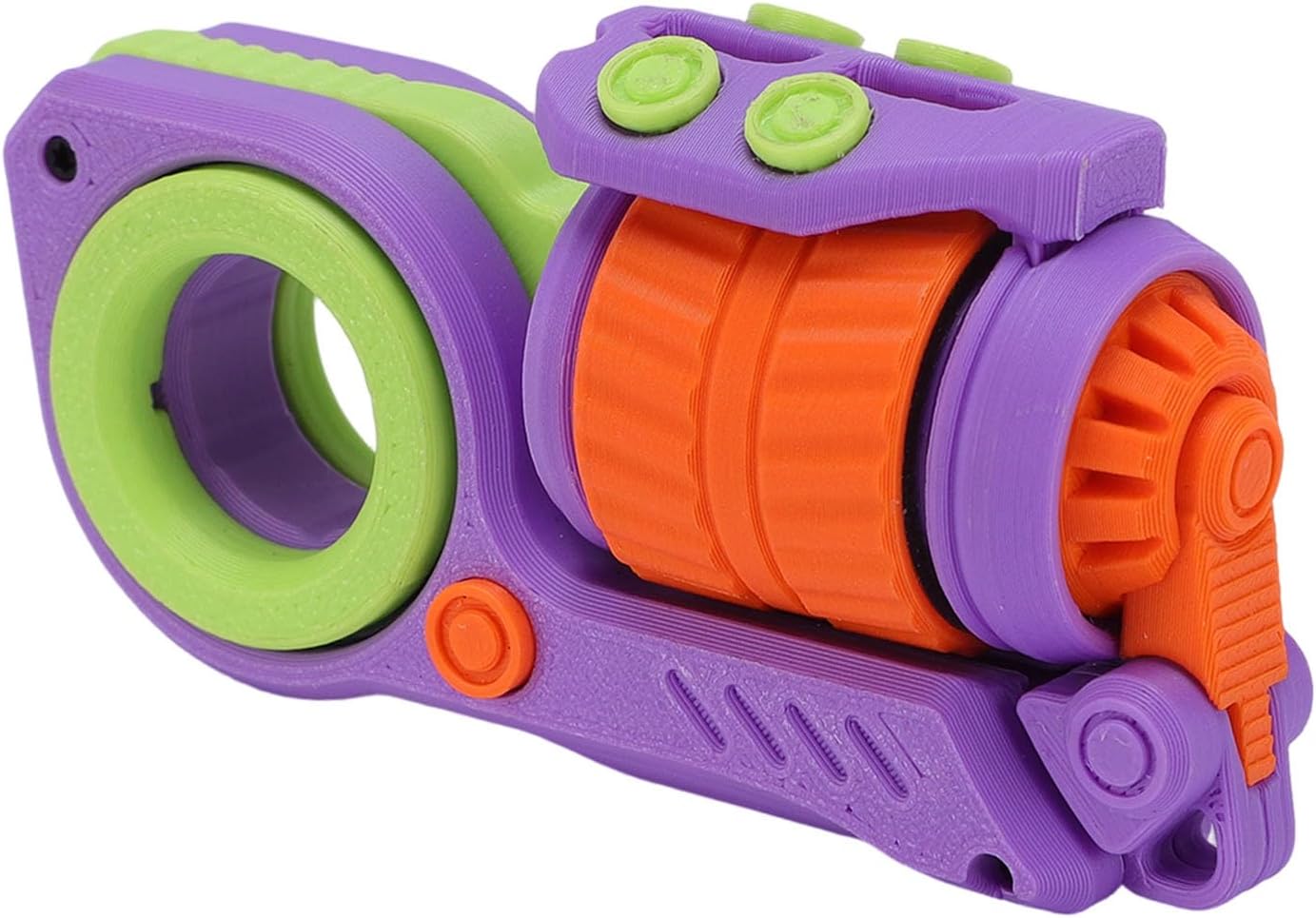 Dpofirs Fidget Slider, 3D Printed Slider, with Metal Core, Rotating Fingertip Fidget, Portable Desk Toy, for Stress Relief Office Classroom