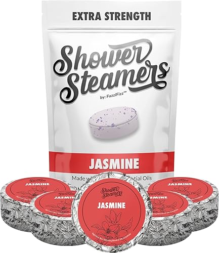 FuzziFizz Shower Steamers - Bombas de ducha perfumadas de aceite esencial para aromaterapia, tabletas de ducha de baño, cápsulas de vapor de ducha
