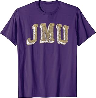 James Madison Dukes Retro Arch Purple T-Shirt