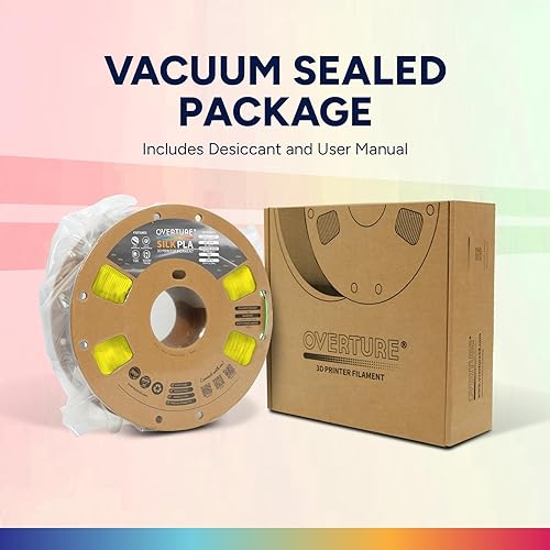 Vista 41 de OVERTURE Filamento de ácido poliláctico de seda, 1/16 de pulgada, acabado bicolor, suave y brillante, carrete 2.2 libras, para joyería de cosplay