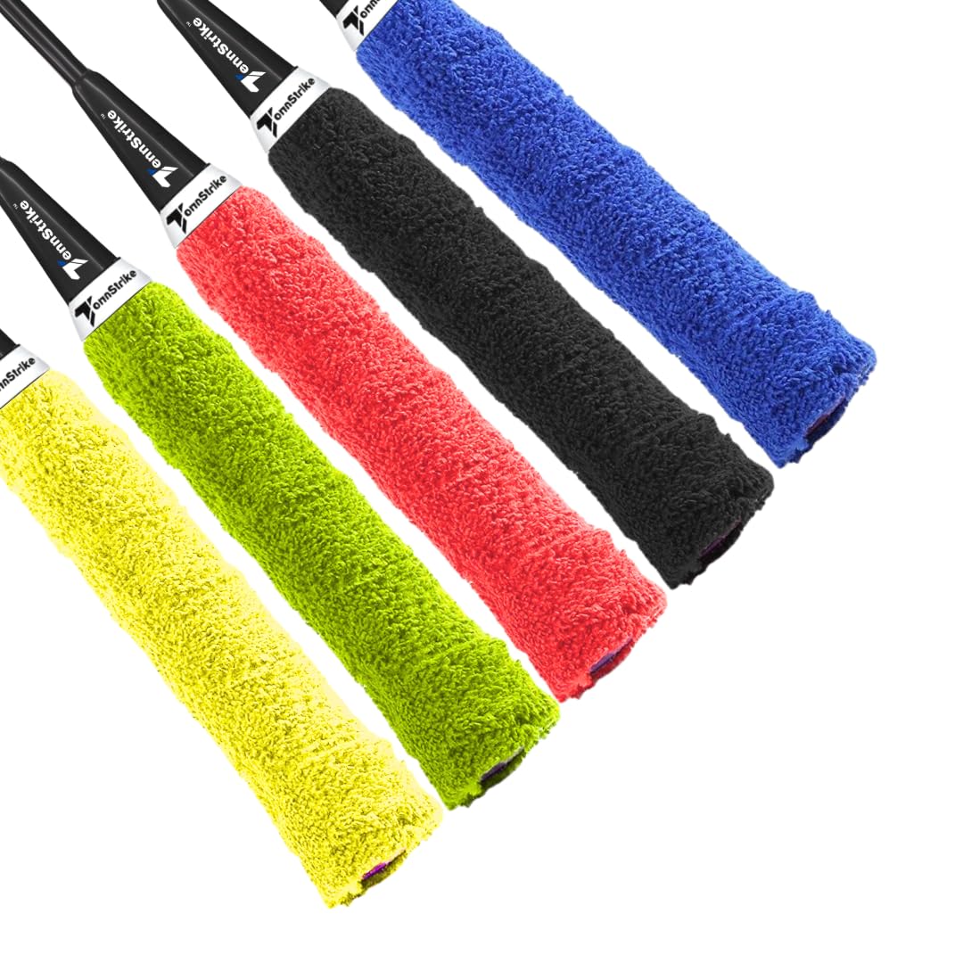 Towel Grip for Badminton | High Moisture & Sweat Absorption | Cushioned Feel with Firm Hold | Anti-Slip Towel Overgrip | Multiple Colors | Pro Player Choice-image-30