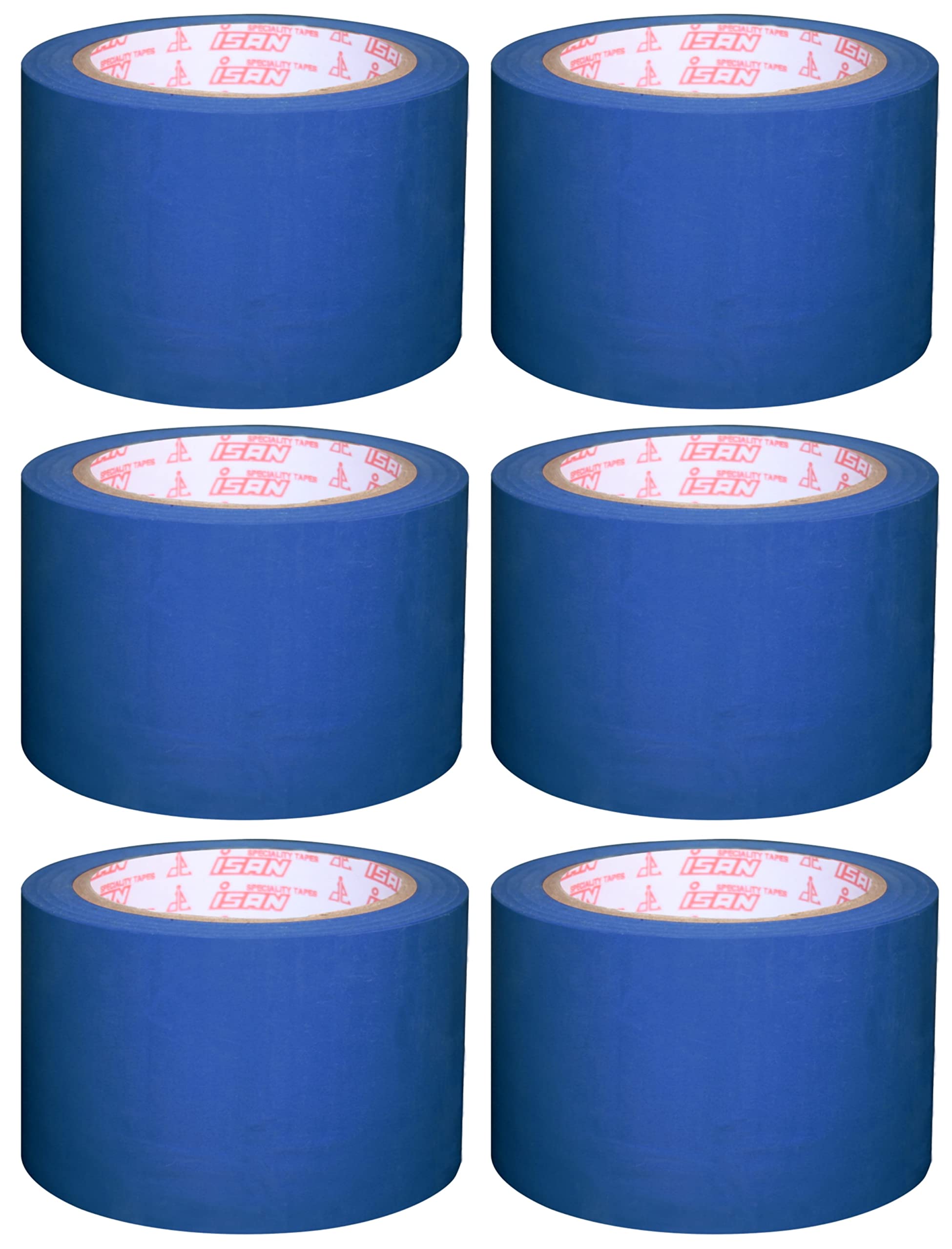 ISAN® BLUE Floor Marking Vinyl Tape 72mm (3" Approx) Width X 15Mtr Length Non-Abresive PVC Tape (6 Pcs.) (B09H7GHLZF) Amazon Price History, Amazon Price Tracker