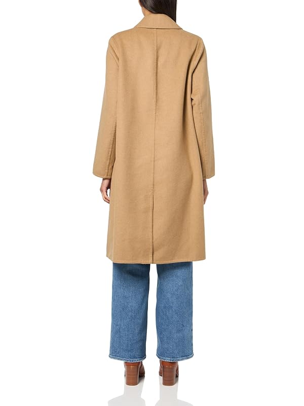 Vince Womens CLASSIC STRAIGHT COAT, CAMELLO, Large by Vince - Image 2