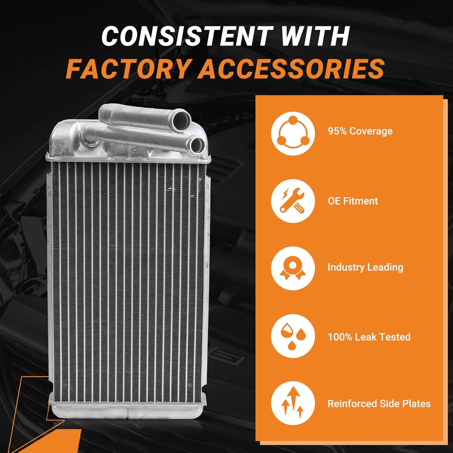 Autoexact Heater core, heater core replacement, automotive replacement heater cores Compatible with Buick LeSabre (2000-2005), for Oldsmobile Aurora (2001-2003), for Pontiac Bonneville (2000-2005)