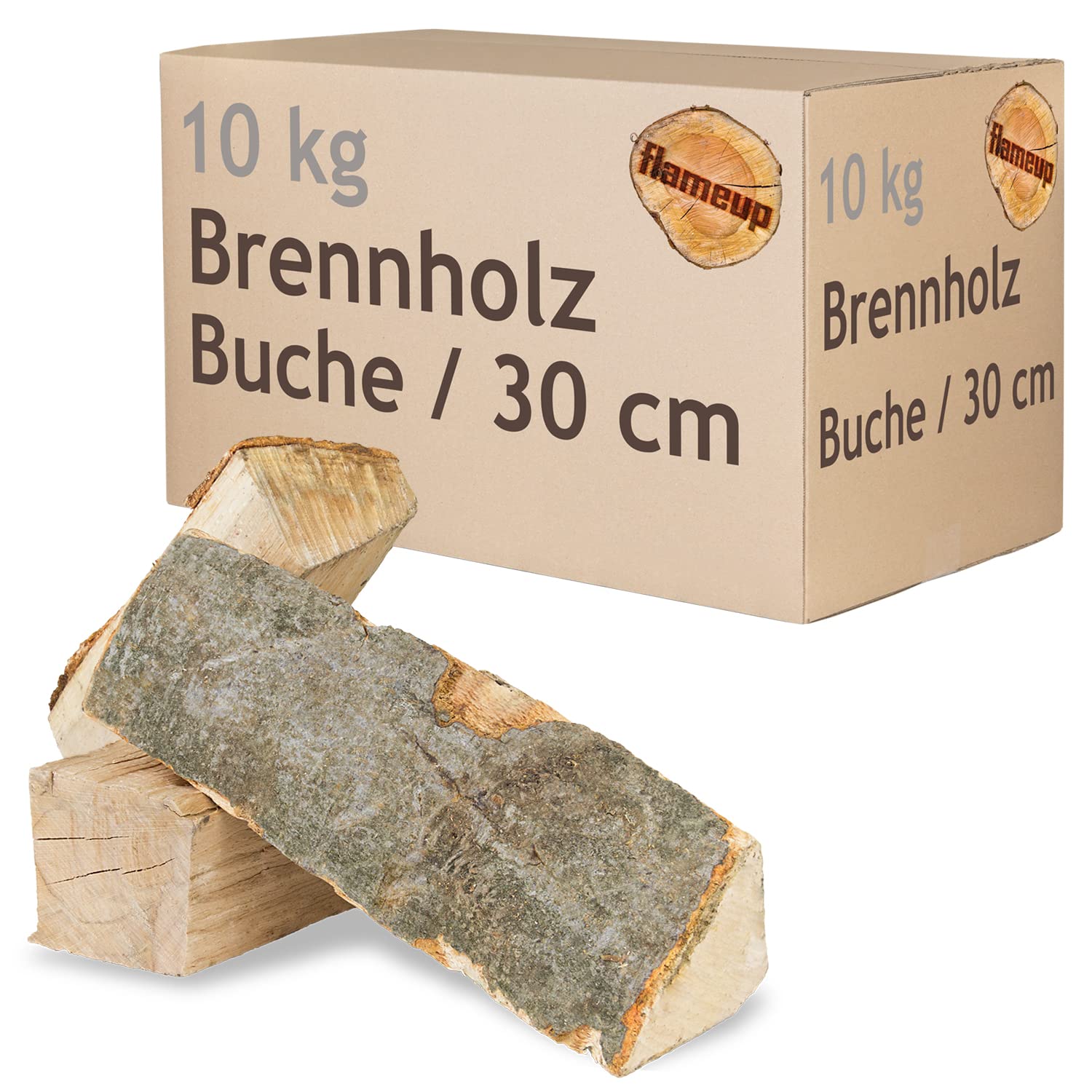 Drewno opałowe, kominkowe, do pieca, grilla, koksownika, bukowego w szczapach 30 cm, ilość: 30 kg