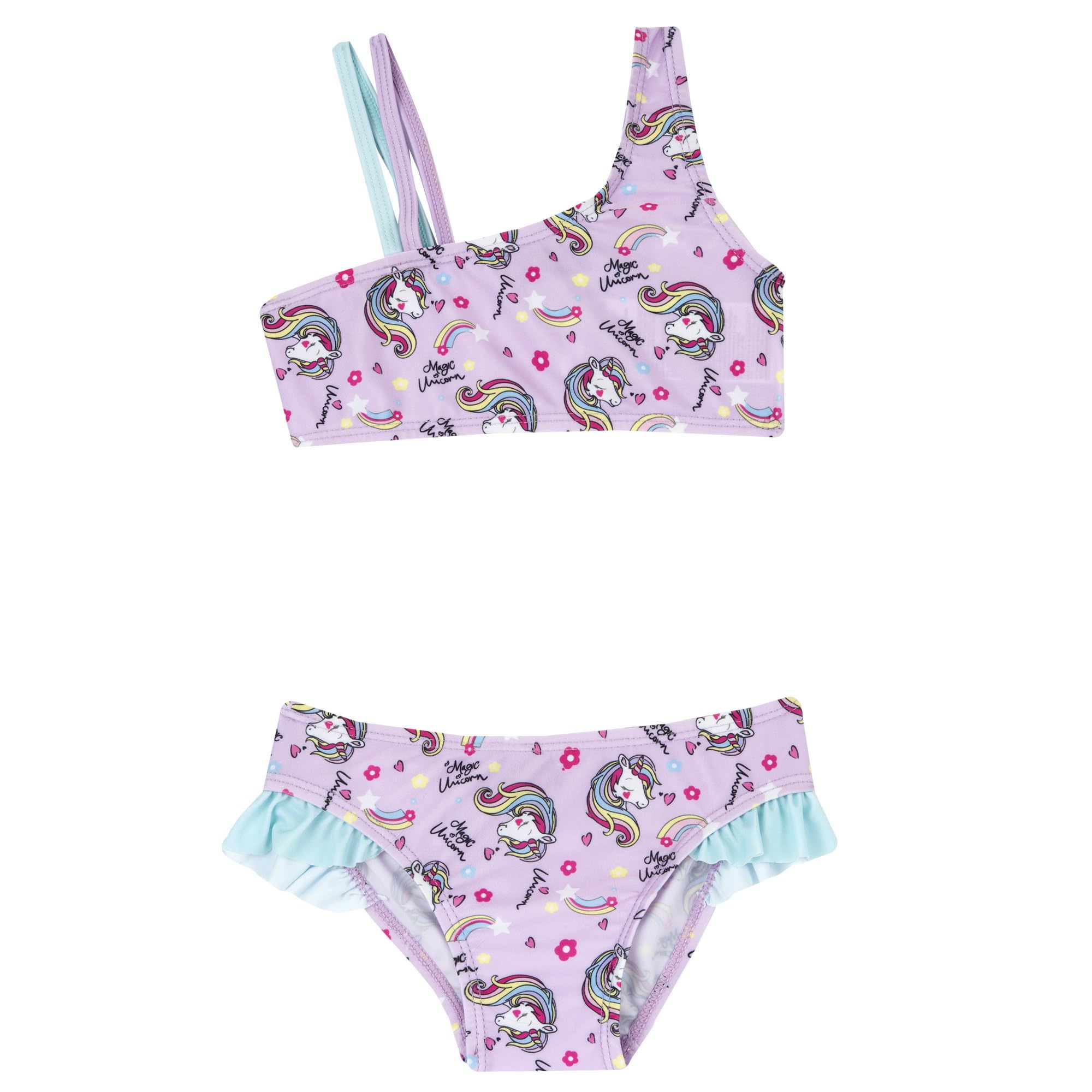 Chicco Costume Bambina 2 Pezzi, Bikini alla Moda, Ideale per Mare e Piscina, Permette Grande Libertà di Movimento Fuori e Dentro l'Acqua, Abbigliamento Bambina e Ragazza, Progettare in Italia