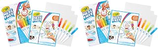 Crayola Color Wonder Paintbrush Pens & Paper, Mess Free Coloring for Toddlers, Painting Set, Toddler Arts & Crafts, Kids Gift (Pack of 2)