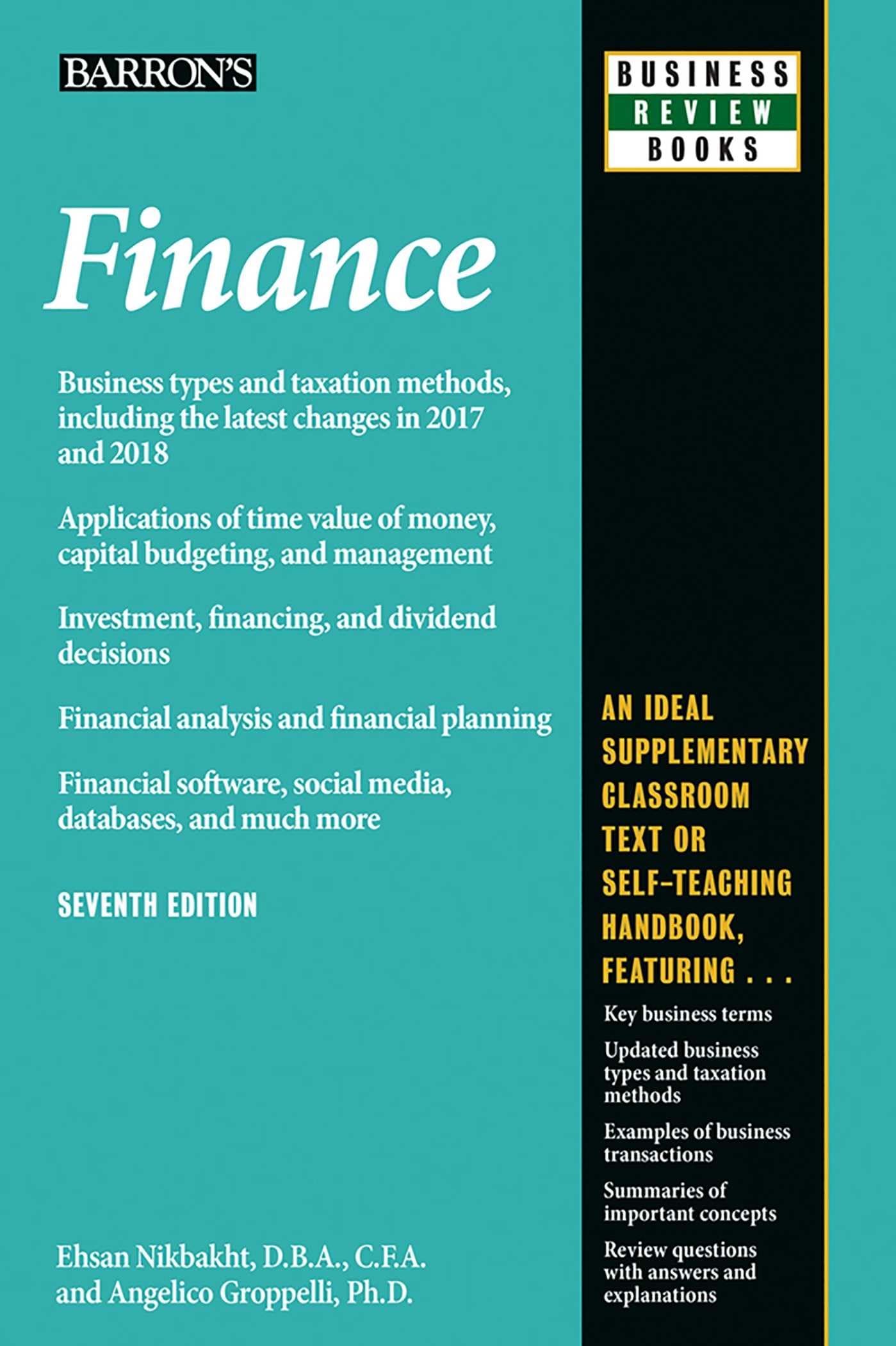 Finance (Barron's Business Review) Seventh Edition