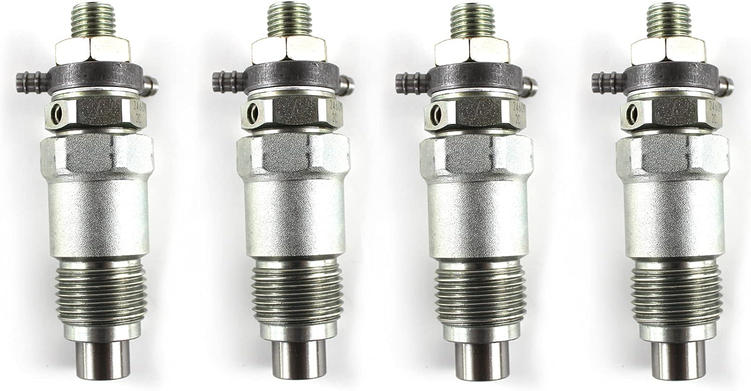 4Pcs Fuel Injector 3974254 for Bobcat 743 643 645 225 231 with Kubota Engine for Kubota Engine D1402 V1100 V1902 D750 D850 D950 D1302 V1702 V1512 3974254,15271-53020,15221-53140