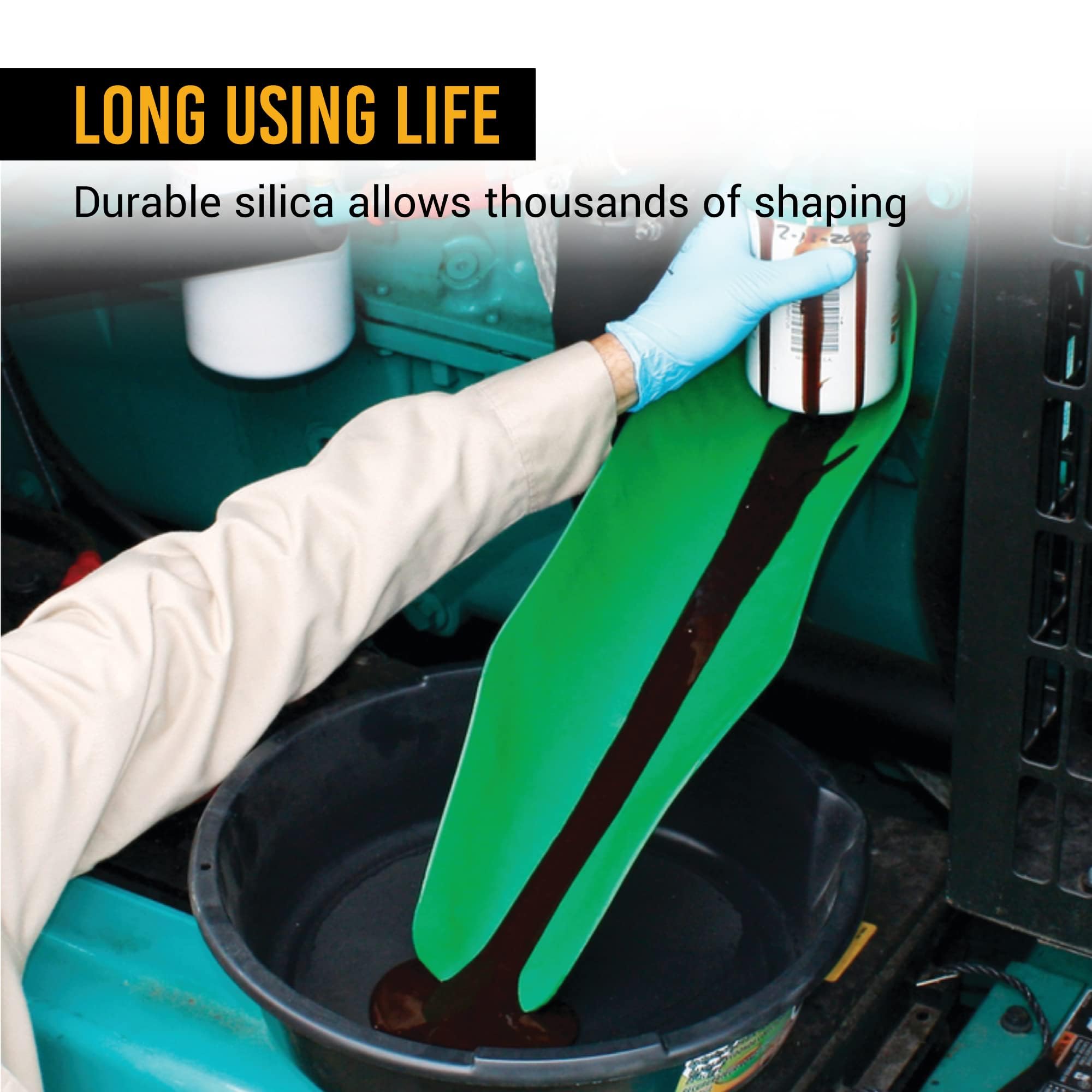 EWK Embudo de aceite flexible, sin derrames, embudo moldeable reutilizable para cambios de aceite limpios, mantenimiento de automóviles y motocicletas, drenaje de refrigerante y líquidos, diseño