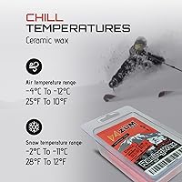 Vista 4 de ZUMWax - Cera de cerámica nórdica para esquí, snowboard y esquí, 4.94 oz, temperatura fría, duradera, sin PFAS. Fabricado con cerámica ecológica