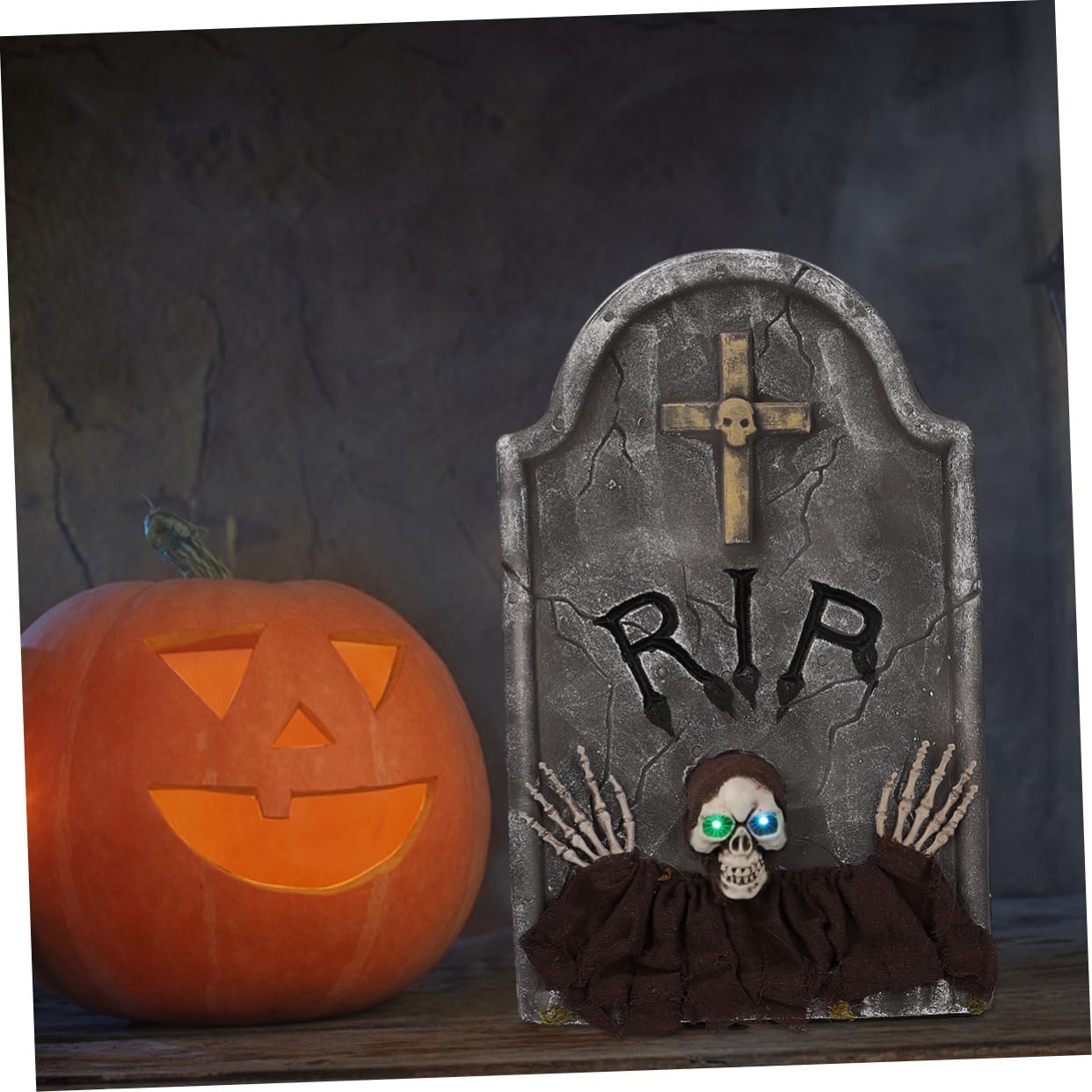 Gefälschter Grabstein Halloween Requisite aus Schaumstoff