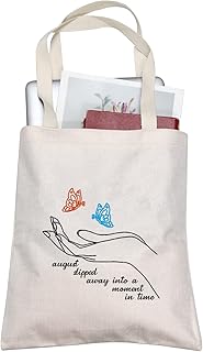 TOBGB Album Makeup Bag Singer Fans Music Lover Gift Song Lyrics Gift Album Inspired Gift (August Slipped Tote CA)