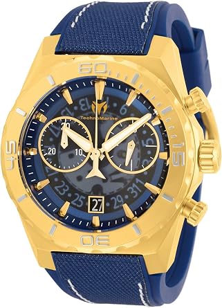 TechnoMarine Mens Reef Shark TM-519009 Quartz Watch, Blue