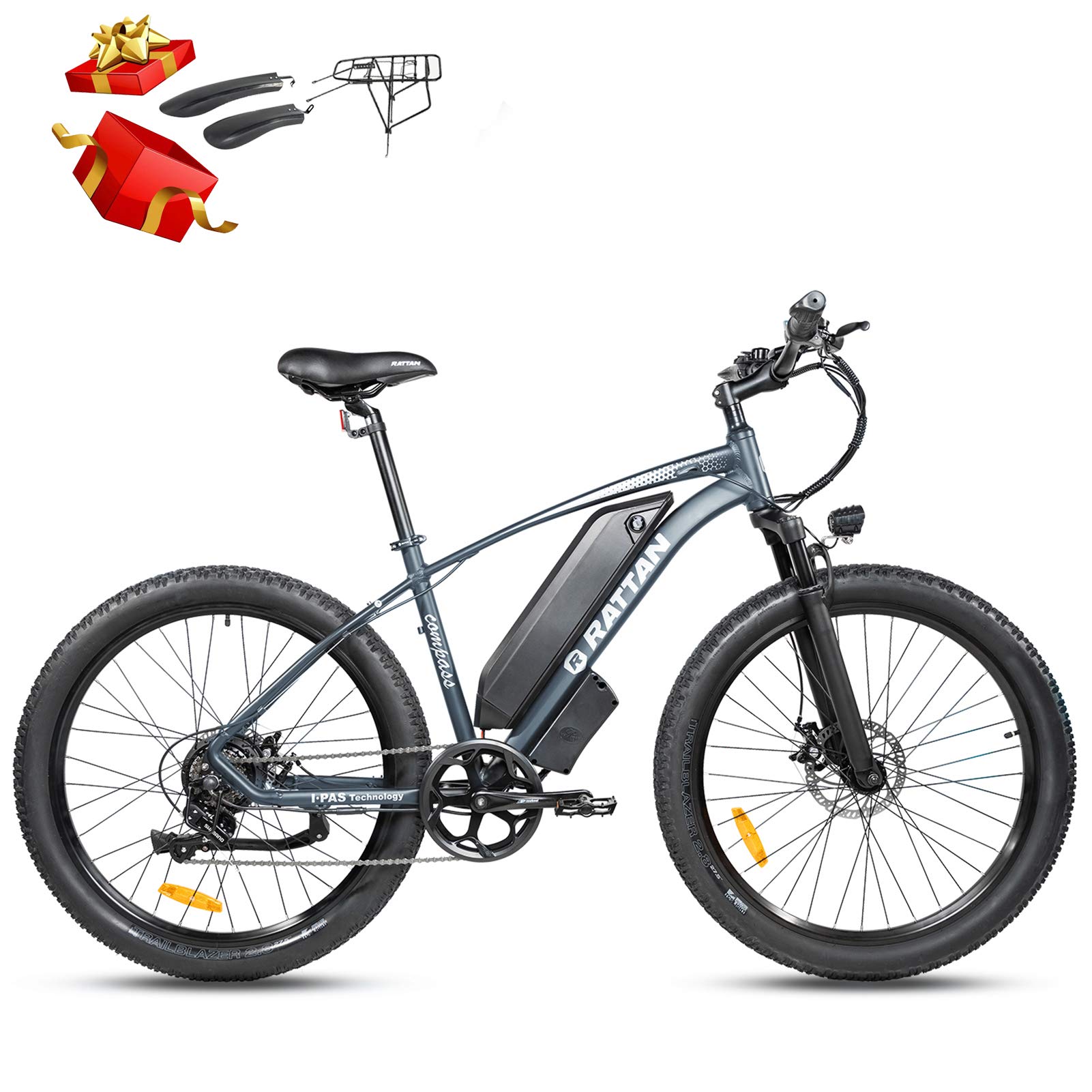 Buy Rattan Electric Bike 750W/500W 48V Tire Electric Bike 26/27 Inch 4.