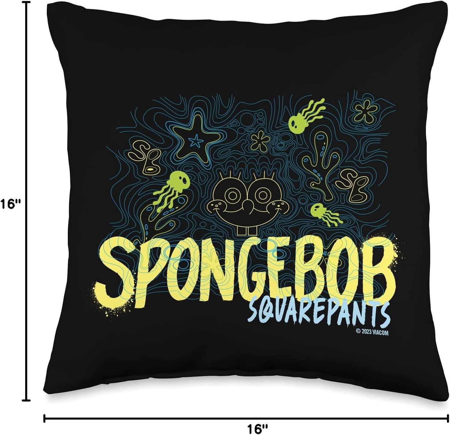 SpongeBob SquarePants Under The Sea Throw Pillow