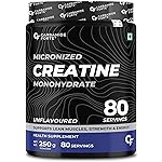 Carbamide Forte Creatine Powder | Creatine Mono Hydrate | Micronized Creatine Monohydrate 250g Unflavoured for Lean Muscle, Strength & Energy | Gym Supplements For Men – 250g